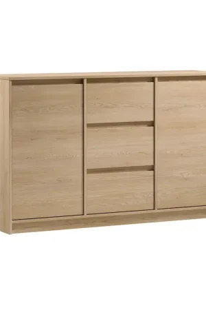 Buffet 2 portes 3 tiroirs Beck Bois Authentique
