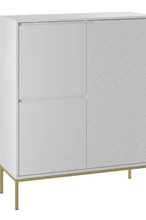 Buffet haut 3 portes Daria Blanc Meilleur Prix