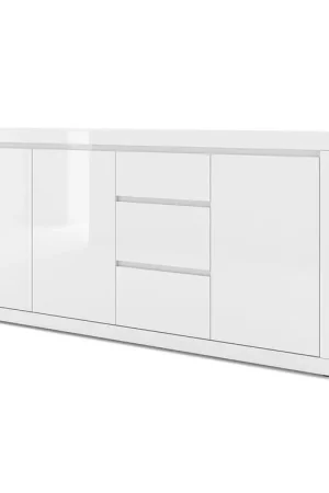 Buffet 3 portes 3 tiroirs Olia Blanc Dernier Modèle