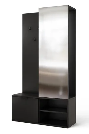 Offre Limitée Meuble d'entrée 1 porte Ondine Noir