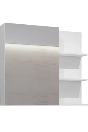 Armoire murale 1 porte miroir Sophéa Blanc Réduction