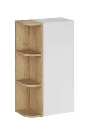 Armoire murale 3 niches arrondies Oria Blanc mat Promotion
