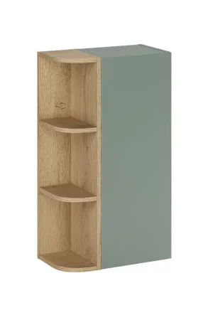 Armoire murale 3 niches arrondies Oria Vert mat Offre Limitée