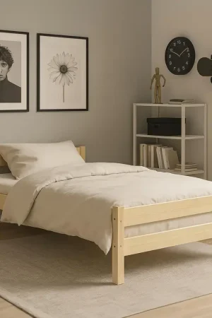 Lit 90x200 sommier et matelas inclus Kocot Kids Axel Bois Offre Du Jour