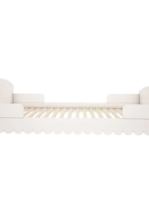 Populaire Lit 90x200 sommier inclus Wood Luck Babushka Blanc