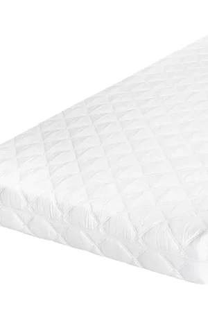 Prix Choc Matelas 80x160 mousse latex coco anti-acarien 10 cm Nola Blanc
