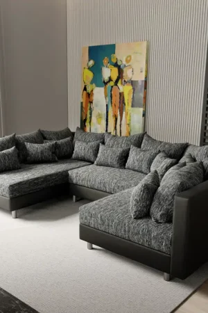 Acheter Direct salonClovis noir canapé modulaire module système