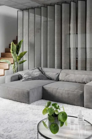 Quantité Limitée Canapé d'angleSirpio XL 270x170 cm Microfibre Taupe Recamiere variable