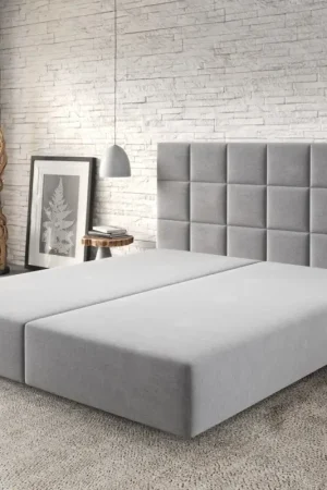 Cadre-de-sommierDream-Fine 180x200 MicrofibreGris Achat Immédiat