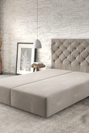Cadre-de-sommierDream-Great 140x200 Microfibre Beige Bon Marché