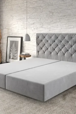 Cadre-de-sommierDream-Great 180x200 MicrofibreGris Commander Vite