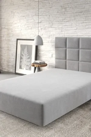 Cadre-de-sommierDream-Fine 120x200 Microfibre Gris Dernière Chance