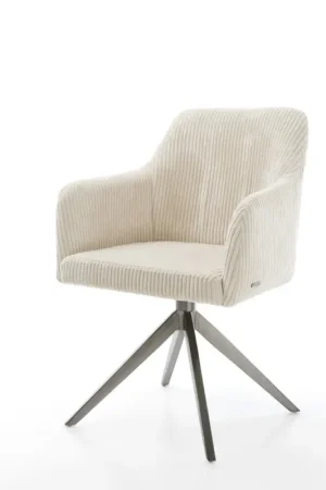Chaise-pivotante Greg-Flex côtelé beige pied croisé large grafiete pivotement sur 360° fonction bascule ressorts ensachésGreg-Fex côtelé beige pied croisé large grafiete pivotement sur 360° fonction bascule ressorts ensachés Nouvel Arrivage