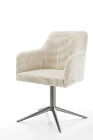 Achat Immédiat Chaise-pivotante Greg-Flex côtelé beige pied de chaise 4 branches grafiete pivotement sur 360° fonction bascule ressorts ensachésGreg-Fex côtelé beige pied de chaise 4 branches grafiete pivotement sur 360° fonction bascule ressorts ensachés