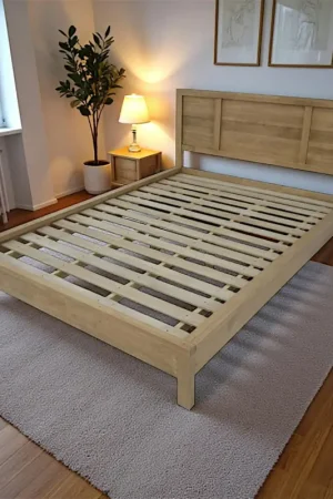Commander Maintenant Lit 2 places Hévéa pour couchage 180x200 194x210x115cm HELENA