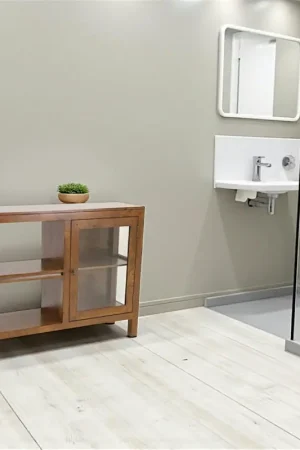Offre Du Jour Meuble bas 1 porte salle de bain 100cm OLGA