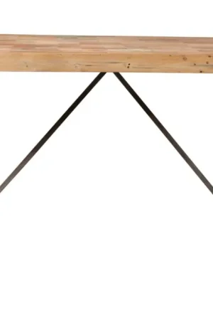 Table mange debout rectangle bois recyclé 150x80 CARAVELLE Offre Spéciale