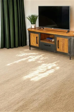 Achat Immédiat Meuble tv bois de teck métal ajouré CHICAGO