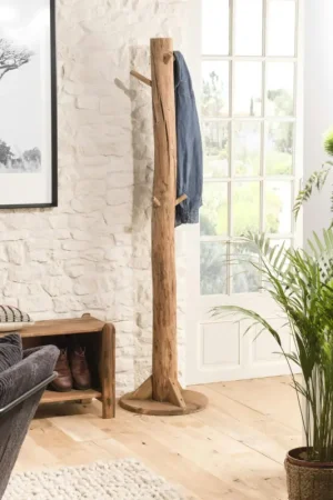 Quantité Limitée Portemanteau en bois de pin recyclé DENVER