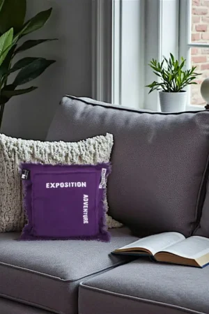 Coussin violet Adventure Commander Maintenant