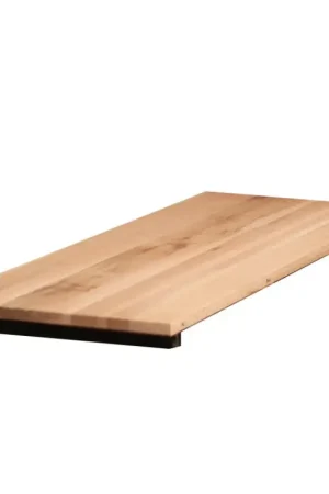 Rallonge pour table ronde extensible en chêne blanc 140 cm PALERME (50 cm) Bon Marché