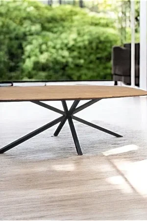 Prix Promo Table à manger en bois de teck recyclé 200 cm DEPOK