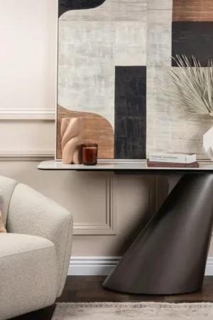 Console design en céramique blanche GIULIA Top Vente