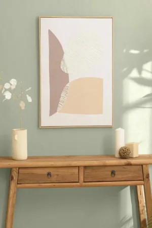 Seulement Aujourd'hui Tableau abstrait broderie tuftée 63 x 93 cm