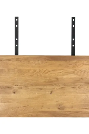 Rallonges en bois de chêne clair avec bordures naturelles pour table à manger SAVONE 300 cm (lot de 2) Super Prix