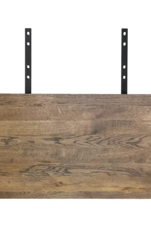 Rallonges en bois de chêne fumé avec bordures naturelles pour table à manger SAVONE 300 cm (lot de 2) Bon Marché