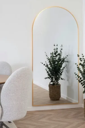 Solde Miroir arche avec cadre doré 90x180 cm SEOUL