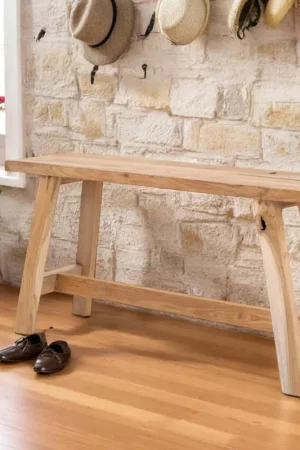Petit banc en teck NARA Nouveauté
