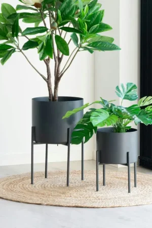 Offre Exclusive Tapis rond en jute tressée Ø90 cm - style bohème et nature FEZ