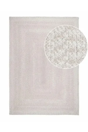 Réduction Tapis d'extérieur en plastique recyclé - teinte sable MENDOZA