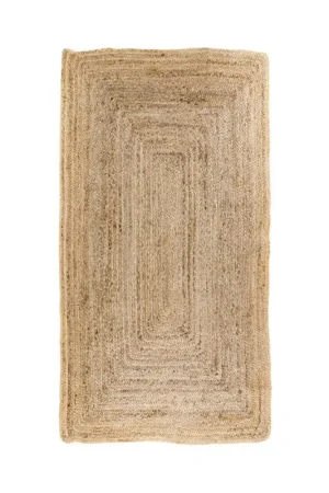 Expédié Aujourd'hui Tapis en jute tressée 135 cm - format rectangulaire, esprit bohème FEZ