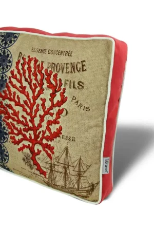 Super Prix Galette de chaise vintage – corail rouge IZMIR