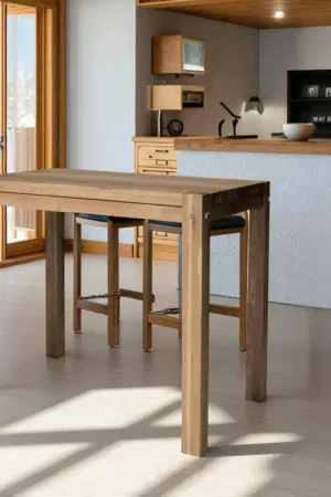 Prix Bas Mange-debout bois massif - plateau chêne 180 cm FJORD