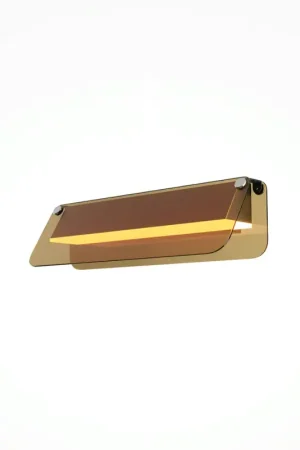 Solde Applique murale LED ambrée avec volet horizontal 30 cm MINA