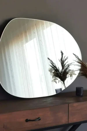 Acheter Direct Miroir d'entrée organique 75 cm - style scandinave CODY