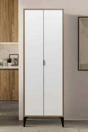 Seulement Aujourd'hui Armoire de cuisine blanche 2 portes BYRON