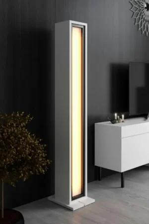 Jusqu'à Épuisement Des Stocks Lampadaire colonne LED blanc design à télécommande AURA