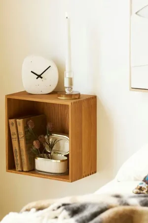 Achetez Aujourd'hui Etagère cube murale en bois de chêne 30 cm VARDE
