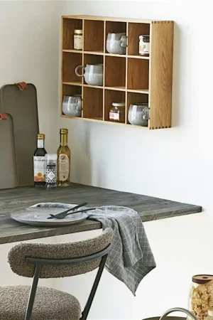 Soldes Etagère murale décorative 12 cases AMSTERDAM