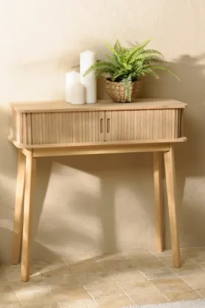 Console en bois couleur naturelle CASTILLE Quantité Limitée