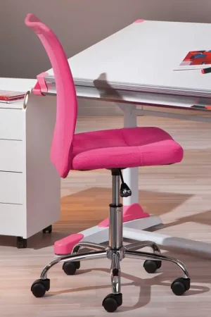 Achetez Aujourd'hui Chaise de bureau Eva sans accoudoir - rose