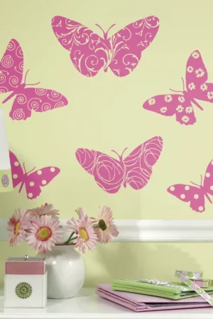 RoomMates stickers muraux - Papillons Pas Cher