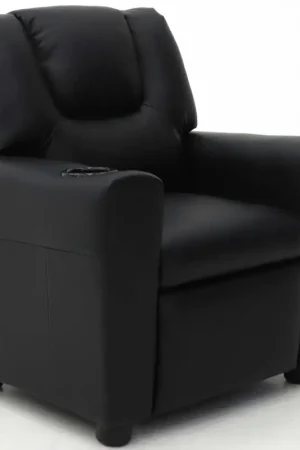 Fauteuil relax pour enfants Rex - noir Achetez Aujourd'hui