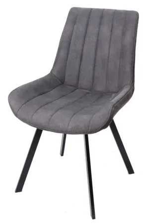 Usine Directe Chaise de salle à manger Phebe avec coutures - gris