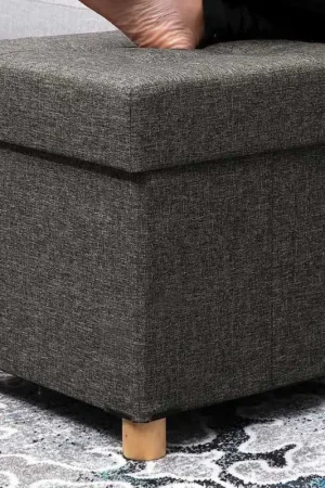Petit Prix Pouf Paf | 38 x 38 x 40 cm | Anthracite