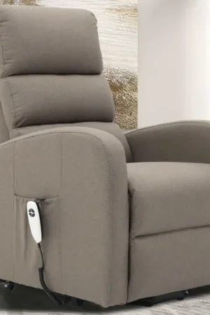 Quantité Limitée Fauteuil relax Bruges avec releveur | réglable électriquement | taupe